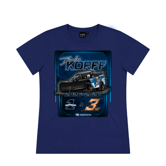3NZ Bradley Korff Racing Female Tee