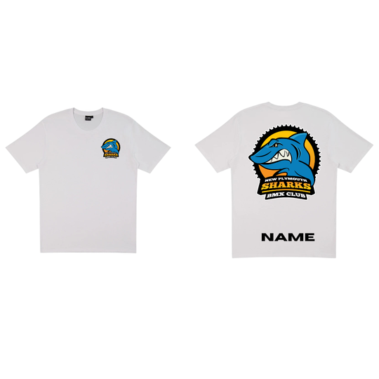 New Plymouth Sharks BMX Club Adult T-Shirt