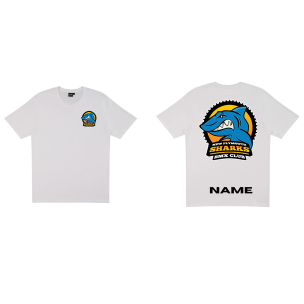 New Plymouth Sharks BMX Club Adult T-Shirt