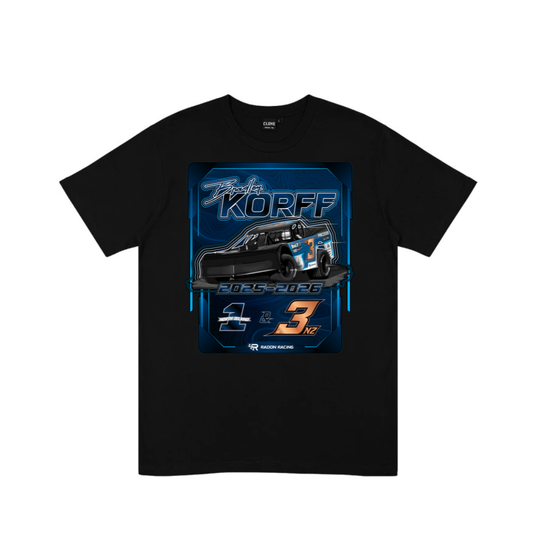3NZ Bradley Korff Racing Male Tee
