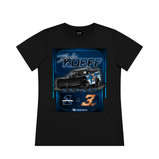3NZ Bradley Korff Racing Female Tee