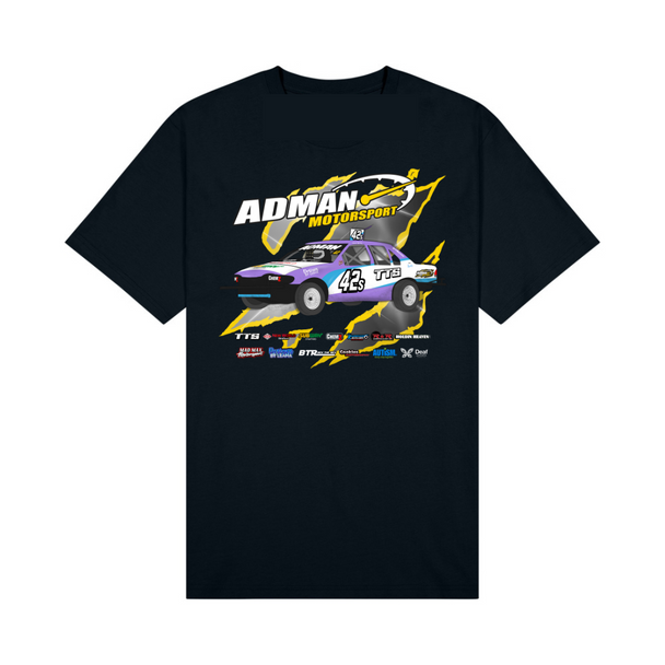 Adman Motorsport Adult T-Shirt image 2