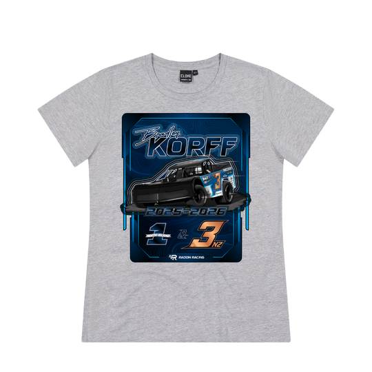 3NZ Bradley Korff Racing Female Tee