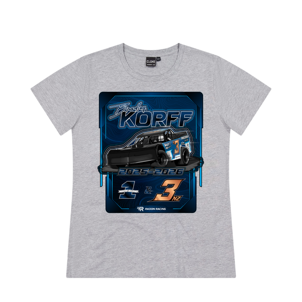 3NZ Bradley Korff Racing Female Tee