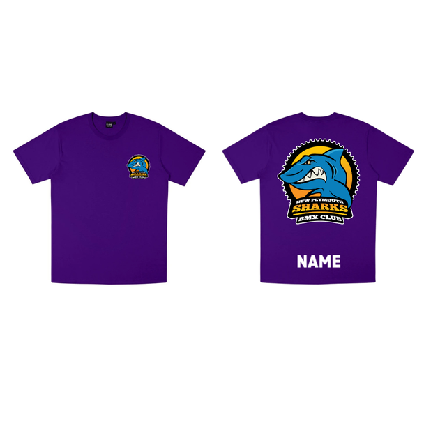 New Plymouth Sharks BMX Club Adult T-Shirt
