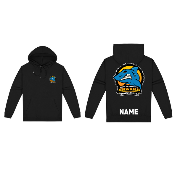 New Plymouth Sharks BMX Club Kids Hoodie