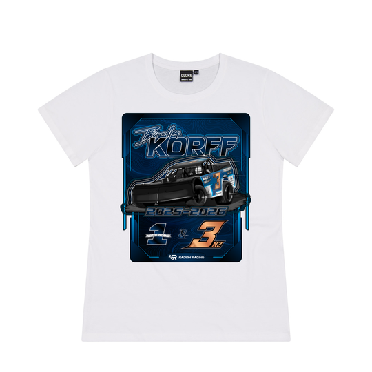 3NZ Bradley Korff Racing Female Tee