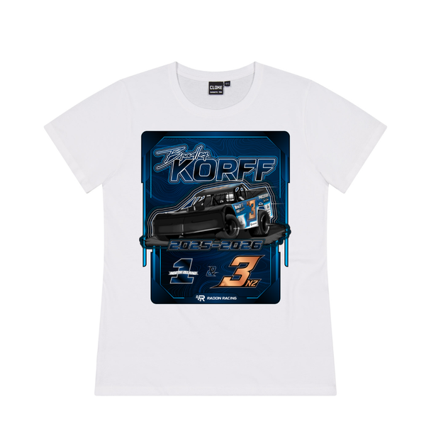 3NZ Bradley Korff Racing Female Tee