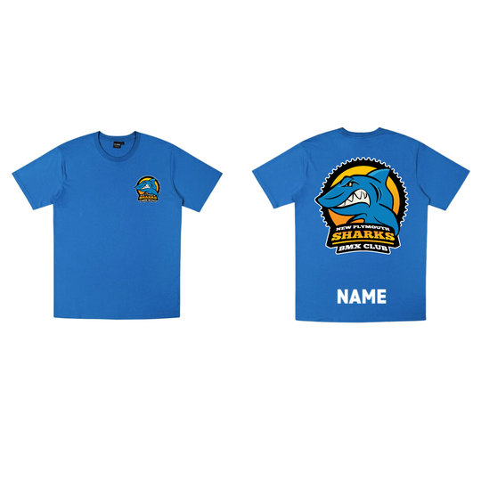 New Plymouth Sharks BMX Club Adult T-Shirt