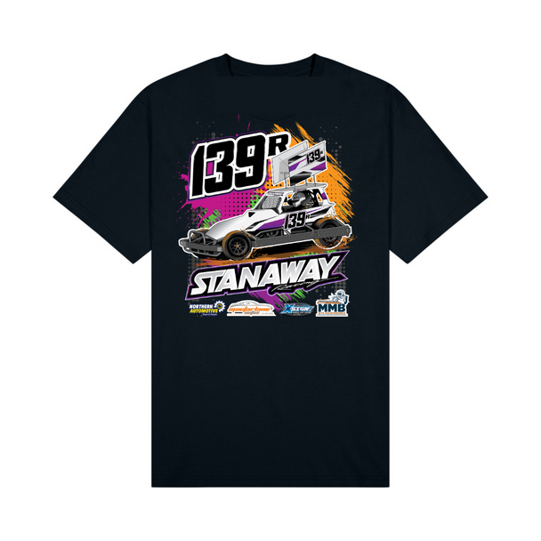 Caleb Stanaway Racing Adult T-Shirt image 2